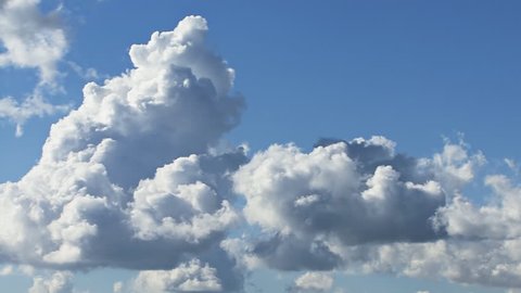 Towering Cumulus Cloud Billows Time Lapse