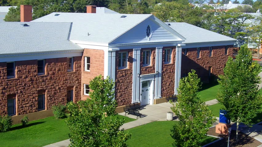 FLAGSTAFF, AZ- September 22, 2012: A student Fraternity building on the campus