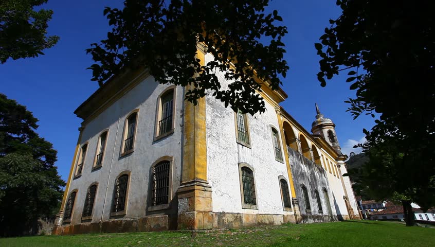 view of the Igreja de Sao Francisco de Assis of the unesco world heritage city