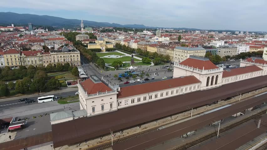 Main train station Zagreb Croatia
