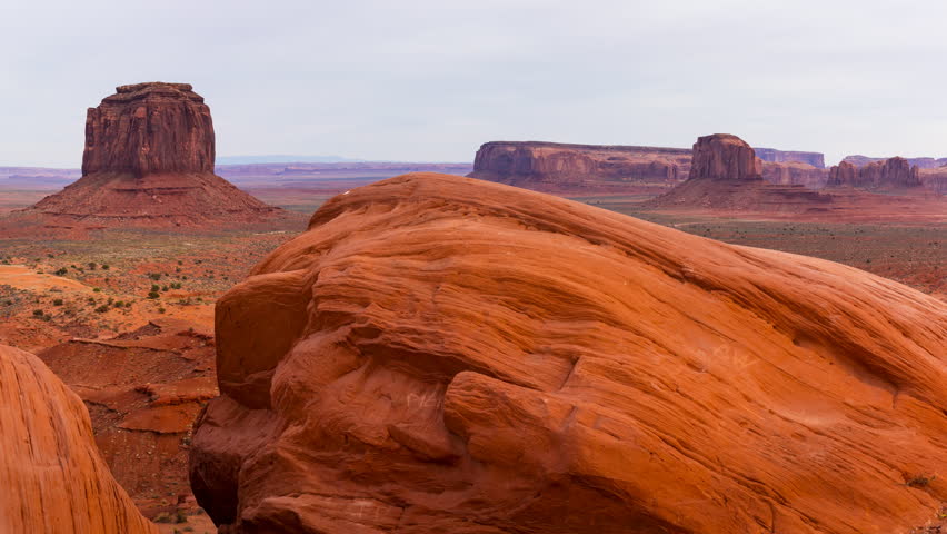 Landscape in Monument Valley, Arizona - Utah, Usa, America