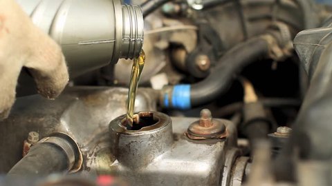 oil change in car