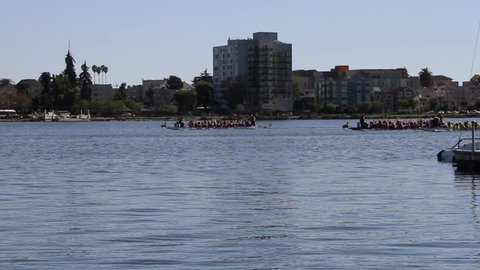 7/23/2017: Oakland, California: Dragon boat races
