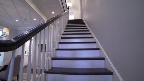 Luxury staircase walk up.