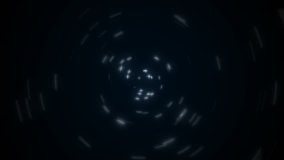 Abstract background with radial blur stars. 3d rendering. Seamless loop