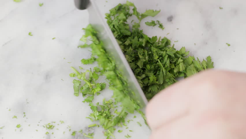 Chopping Herbs