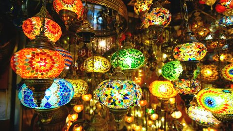 Famous Grand Bazar shop in Istanbul Turkey