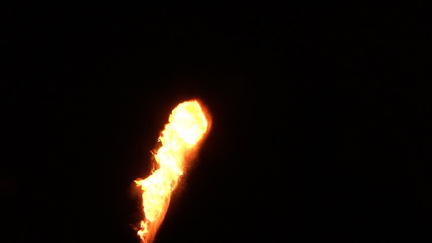 Single Gout of Roiling Flame