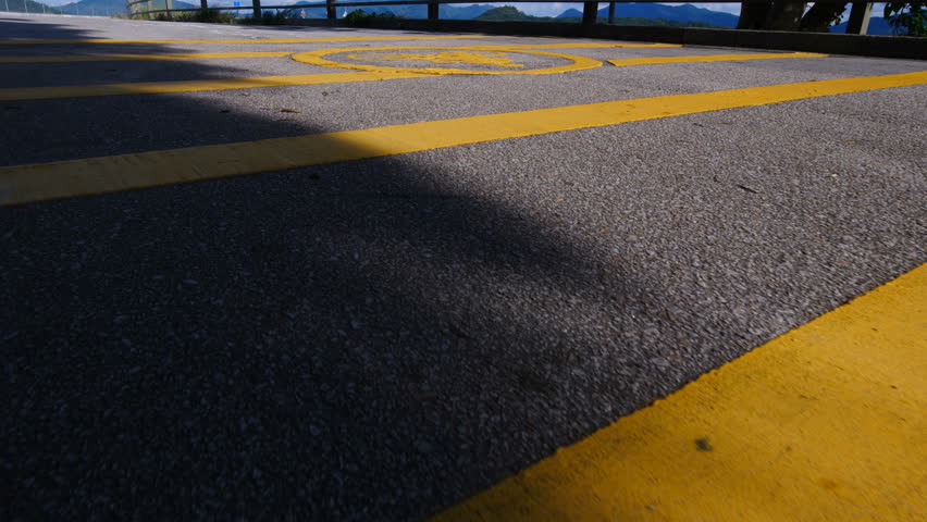 Slow motion: Walking to see Landscape in Hong Kong, Tai Po