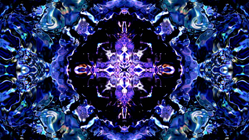 Kaleidoscopic weirdness based on rotating ice and aurora borealis footage.