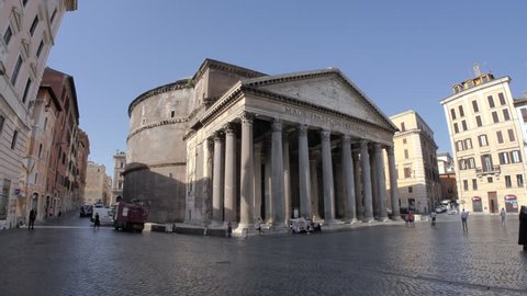ROME, ITALY - 10 JULY 2017: The ancient Church of Rome - the Pantheon.