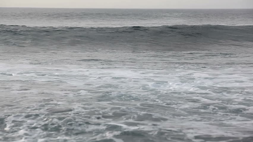 View of Indian ocean with waves