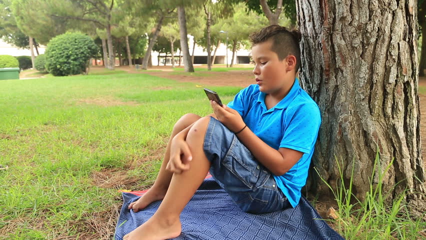 Young boy has allergies with mosquitoes bite