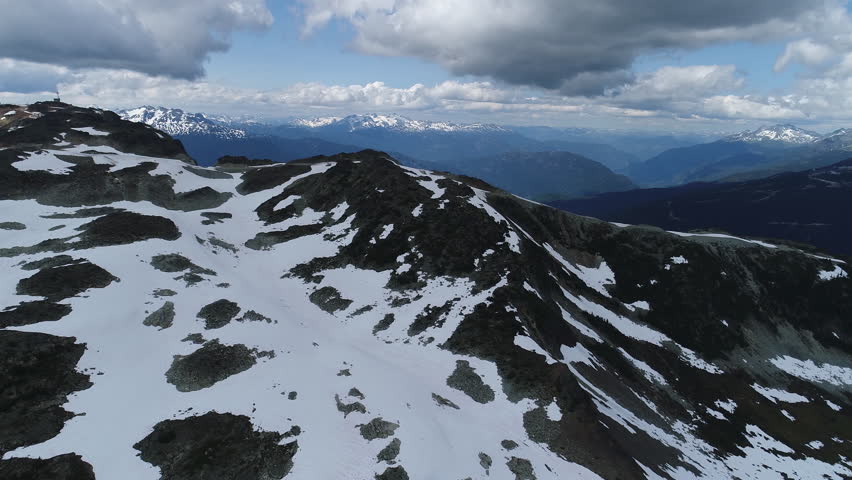 Aerial Shots from Mountaintop in Whistler Canada