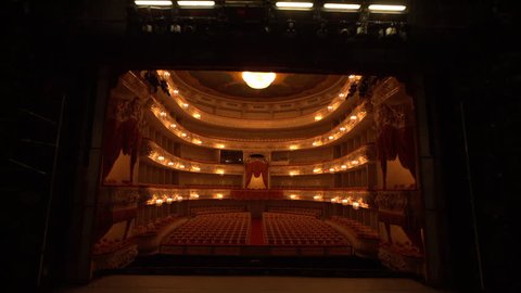 Mikhailovsky Theater, Saint Petersburg,  theater, opera, ballet, spectator room, spectator room, curtain, art,
