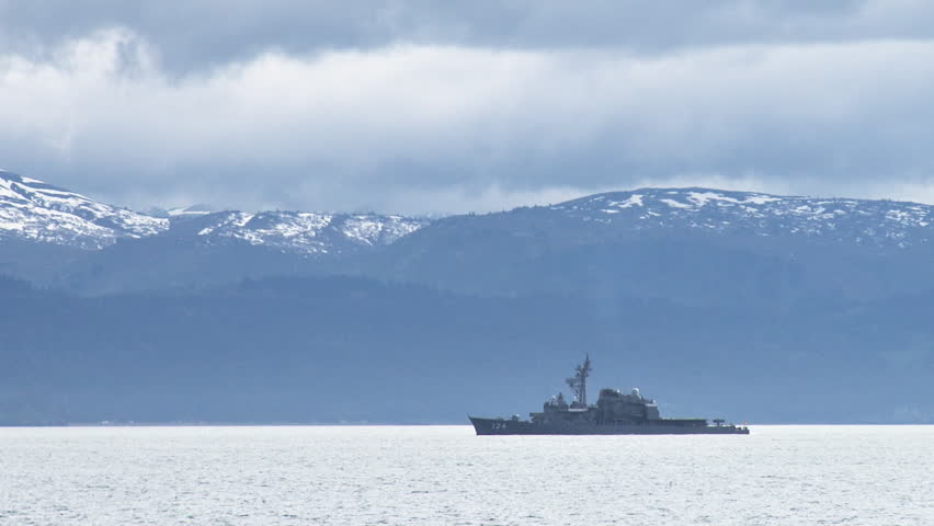 HOMER, AK - CIRCA 2012: The Japanese fleet visits Kachemak Bay