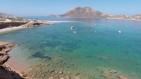 Agios Pavlos beach of Amorgos island in Cyclades, Greece
