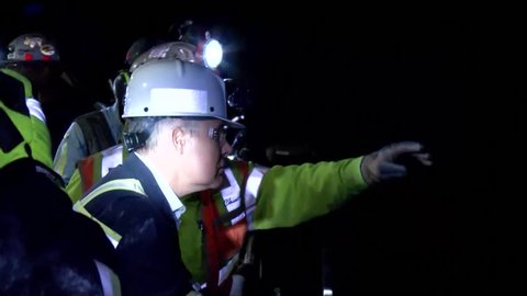 CIRCA 2010s - EPA Administrator Scott Pruitt tours a coal mine in Pennsylvania in 2017.