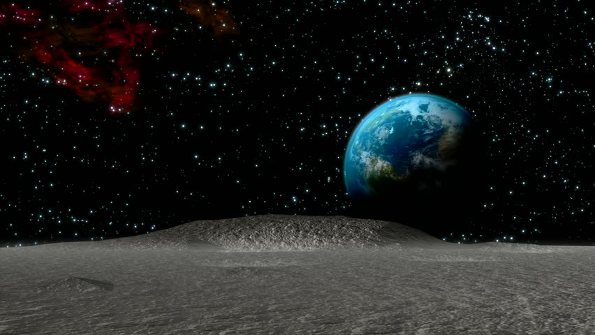 Surface Moon Planet Earth On Background Stock Photo (Edit Now) 1428228956