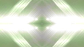 VJ Fractal green kaleidoscopic background. Background gold motion with fractal design. Disco spectrum lights concert spot bulb. Light Tunnel. Seamless loop.