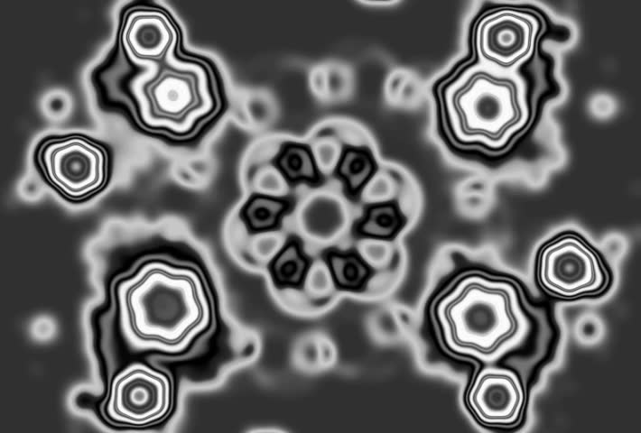 Black and White Geometric Background Stock Footage Video (100% Royalty