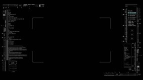 HUD infographic Alpha PNG.Technological pattern.Good for tech video overlay.As HUD infographic material texture for 3D models animation. - Powered by Shutterstock - Get 15% off with code: PIKWIZARD15