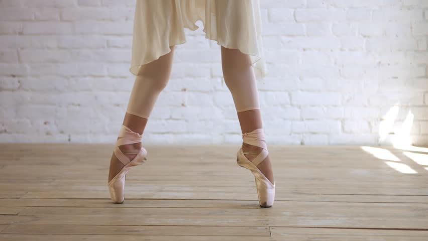 Ballerinas can stand on their for hours. The ballerina can dance on her toes.