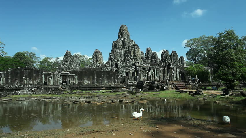 Bayon Temple in Angkor, Siem Reap in Cambodia