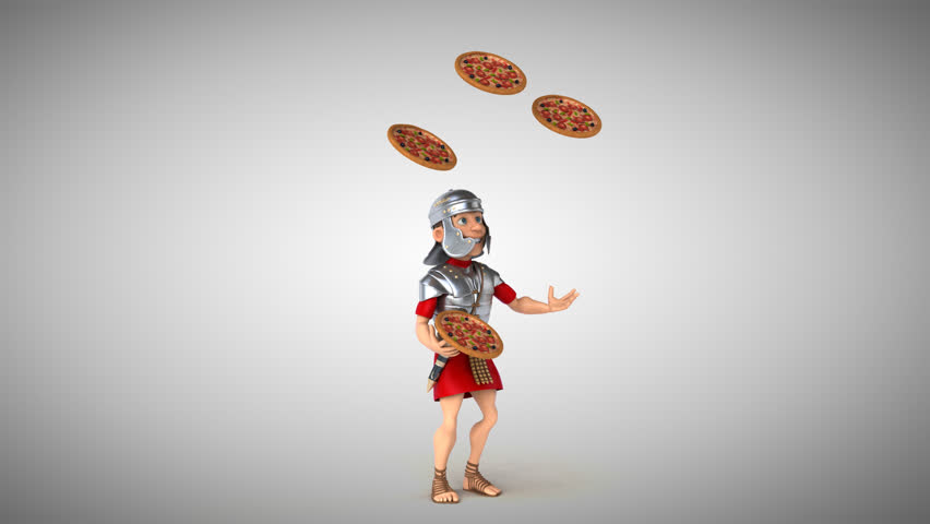 Fun roman soldier - 3D Animation