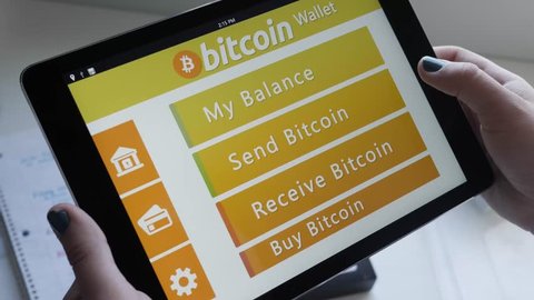 Buying Bitcoin Directly From A Stock Footage Video 100 Royalty Free 31437043 Shutterstock