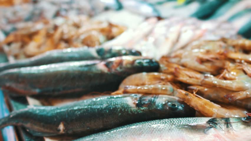 Fish Market Close up Detail 