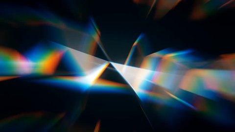 rainbow diamond abstract light background Video de stock
