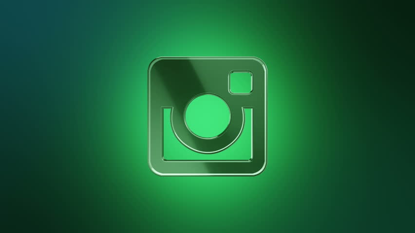editorial animation 3d rotation symbol instagram Stock Footage Video ...