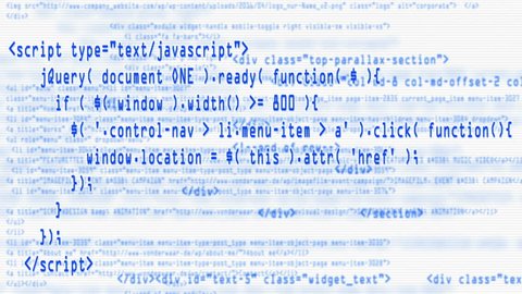 Website code scrolling - real HTML & JavaScript - seamless loop