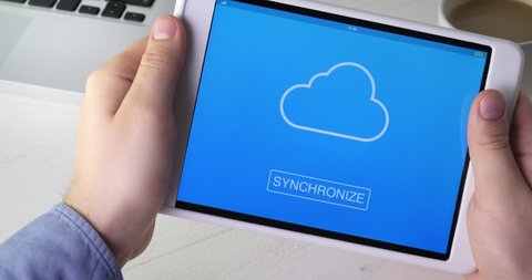 Synchronizing file on all devices using digital tablet