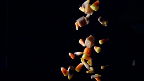 This is a shot of halloween candy falling in slow motion. Shot on a GH5 with Ziess