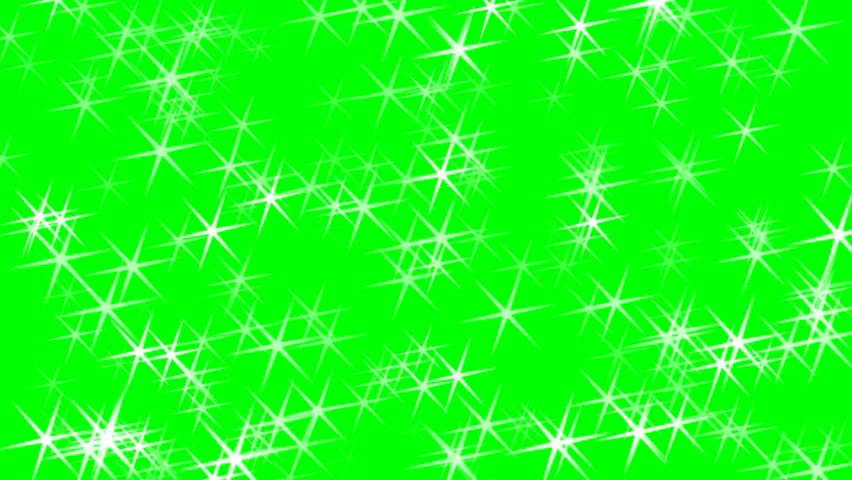 Stars sparkles on green screen background animation. Christmas stars. Royalty-Free Stock Footage #31511899