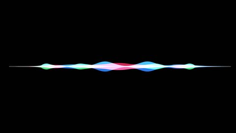 colorful waveform, imagination of voice record, artificial intelligence