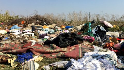 Illegal Dumping Clothes