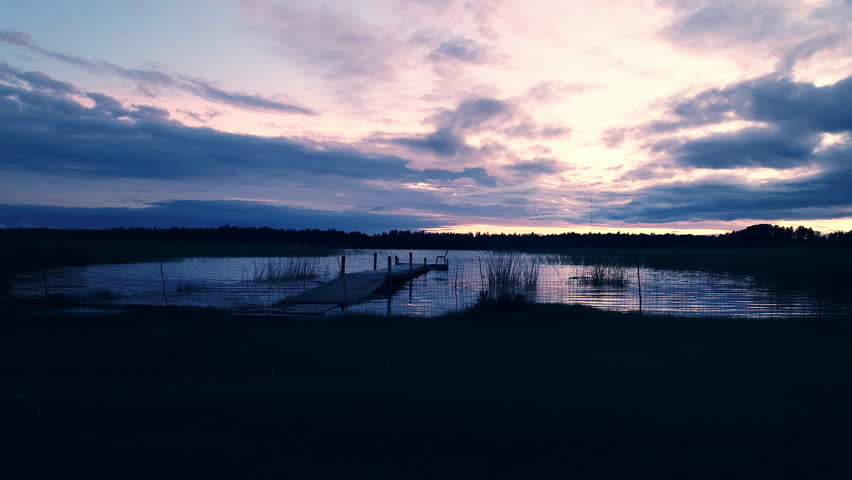 Beautiful clouds over sea