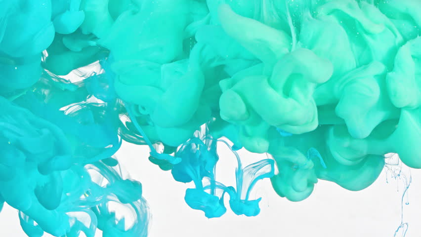 Turquoise And Blue Inks Are Stock Footage Video 100 Royalty Blue Inks Are Stock Footage