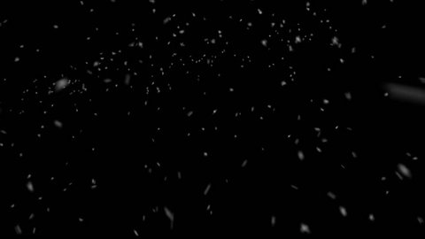 Lens Distortion Snow Falling Snow Isolated Stock Footage Video (100% ...