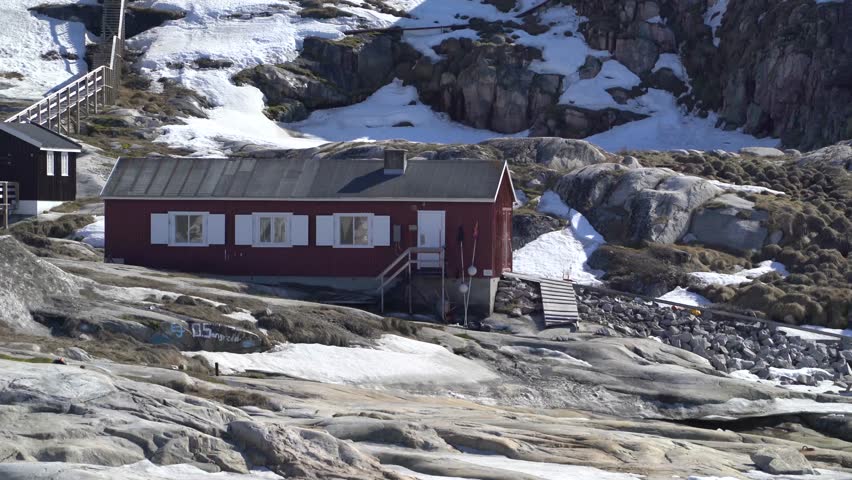 Traditional life in Ilulissat city, Greenland
