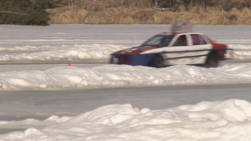 HOMER, AK - CIRCA 2011: Ice Racers Stock Car