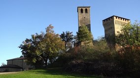 Sarzano Castle in Matilde di Canossa land, Casina, Reggio Emilia, Italy. 5/10/2017