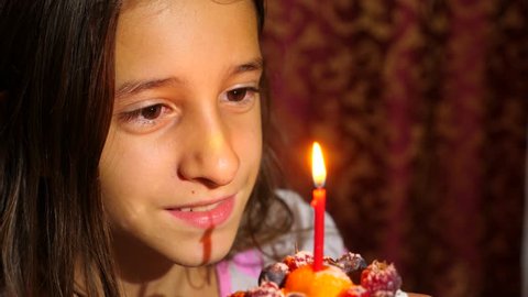 Birthday Girl Making Wish And の動画素材 ロイヤリティフリー Shutterstock Birthday Girl Making Wish And の動画素材 ロイヤリティフリー Shutterstock