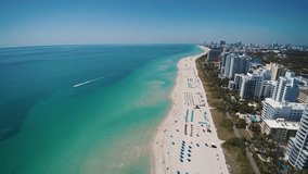 Miami and the wonderful Atlantic ocean when everybody realx on the beach