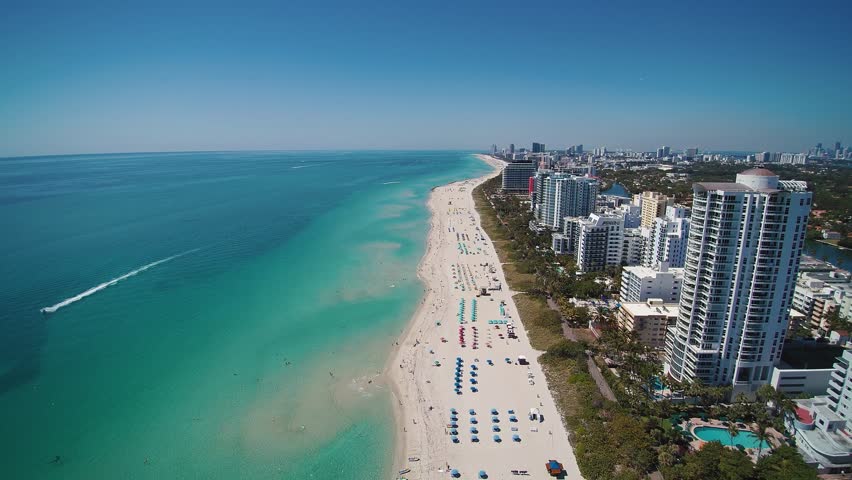 Miami and the wonderful Atlantic ocean when everybody realx on the beach