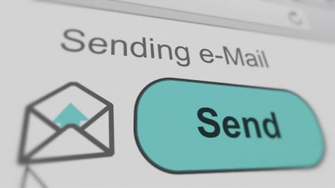 Sending e-mail: Mail being sent