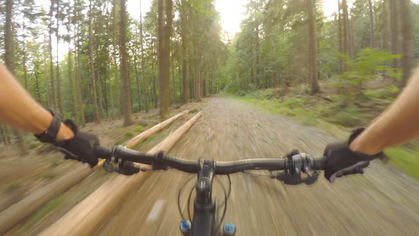 double track mountain biking